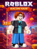 Фигурка Roblox Bacon Hair 32 см — 3D игрушка персонажа, коллекционная модель