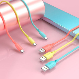 Кабель USB BOROFONE BX40, Lightning, 2.4А, 1M