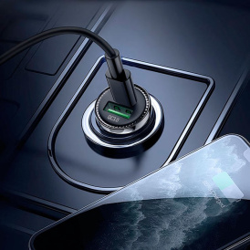 Автомобильное зарядное устройство Hoco Z44, PD20W, QC3.0/QC2.0, AFC