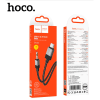 Кабель-адаптер audio Hoco UPA32B, AUX, 3.5mm jack - Type-C, черный