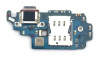 Нижняя плата Samsung S21 Ultra 5G (G998), с коннектором зарядки, микрофоном и c сим-коннектором. Сервис100 .