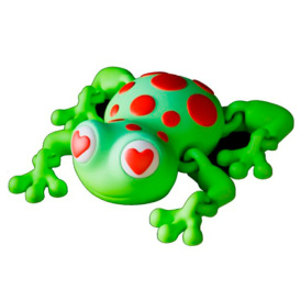 3D лягушка антистресс — гибкая игрушка с подвижными суставами