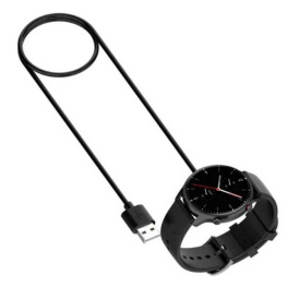 Зарядное устройство Xiaomi для смарт часов Amazfit GTR 2, 2e, GTS 2, 2e, 2 mini, T-ReX Pro, Bip U, Bip 3, 3 Pro Black OEM.