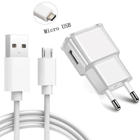 Быстрое зарядное устройство для Samsung, Micro USB, Note 5, 4, S6, S7, Edge A3, A5, A7, 15 Вт, 9 V/1,67А