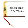 Универсальный аккумулятор UK 043040P, 600mAh, 3.7V.