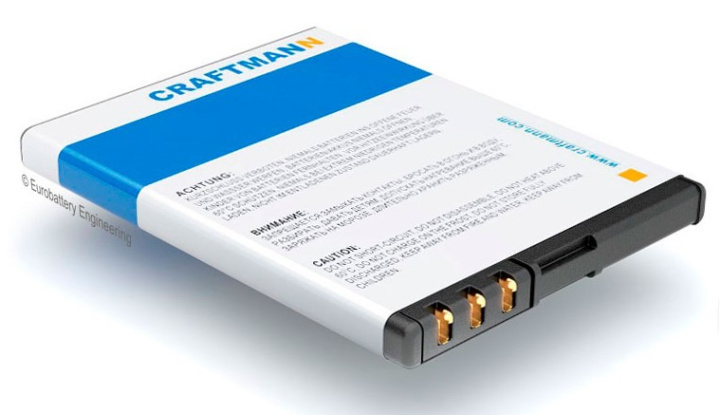Аккумулятор Craftmann NOKIA BL-4S (2680 SLIDE)