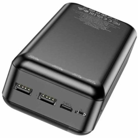 Внешний аккумулятор BOROFONE BJ27B Pindar Power bank, 2.1А 30000mAh, черный