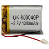 Универсальный аккумулятор для навигаторов UK 803040P, 1200mAh, 3.7V.