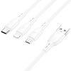 Кабель Borofone BX71, 3 в 1, Lightning, Micro, Type-C