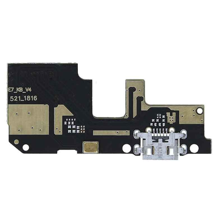 Нижняя плата Xiaomi Redmi 5 plus с коннектором заряда, с микрофоном.