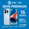 AT&T USA SEMI PREMIUM – Разблокировка iPhone 15 Series (100% успех, медленная обработка)