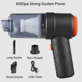 Автомобильный пылесос 2 in1 Vacuum Cleaner YT-M2037.