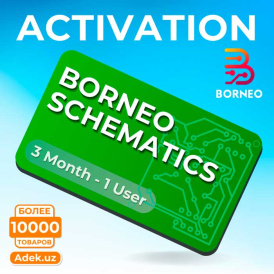 Активация Borneo Schematics для 1 пользователя на 3 месяца