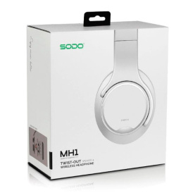 Беспроводные наушники SODO MH1с колонкой и MP3, черный