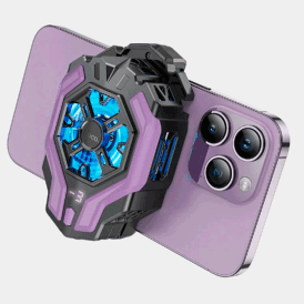 Вентилятор охлаждающий Hoco GM26 для телефона, алюминий, силикон, крепление