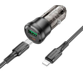 Автомобильное зарядное устройство Borofone BZ25 Type-C to iPhone
