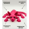 Фигурка кошки подвижная 3D — антистресс игрушка, 24 см розовый