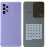 Задняя панель корпуса для Samsung A725 Galaxy A72, фиолетовая, со стеклом камеры