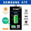 Аккумулятор для Samsung Galaxy A10, A105F/DS, A750 Galaxy A7 (2018), A750F Galaxy A7 (2018), M105F/DS Galaxy M10, ZQQ, EB-BA750ABU, Li-Polymer, 3,85 B, 3300 мАч