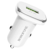 Автомобильное зарядное устройство Borofone BZ12A, Lasting QC3.0, 1USB, 3A