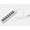 USB HUB Хаб разветвитель 2.0 с выключателями, 7 портовый.