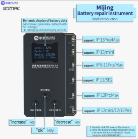 Инструмент для ремонта батареи MiJing BTR-20 для IPhone 8-13PM.