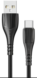 Кабель USB2.0 Cm-Am Borofone BX37 Black, Micro-USB, черный - 1 метр