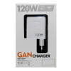Зарядное устройство GAN 120W USB 3.0, USB Type-C. ADC-PKG013.