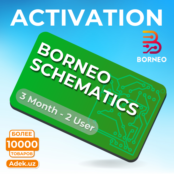 Активация Borneo Schematics для 2 пользователей на 3 месяца