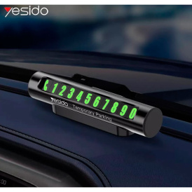 Парковочная автовизитка с номером телефона Yesido C68, 48 цифр