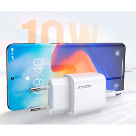 Зарядное устройство Joyroom 2xUSB, 10W, 2.1A, белое, L-2A101