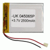 Акумулятор ChinaTab 045065P 2500mAh, 3.7V.