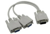 Переходник Exegate VGA (M) - 2 x VGA (F), 0.3м, Exegate EX-CC-VGA-15M2x15F-0.3
