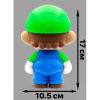 Фигурка Mario зелёный персонаж 3D печать — декоративная игрушка, 17 см