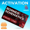 Активация Borneo Schematics для 1 пользователя на 6 месяцев