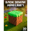 Блок земли антистресс , 3D куб, трансформер, подвижный