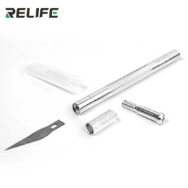 Скальпель Relife RL-101E с набором лезвий.