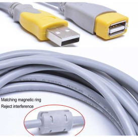 USB Удлинительный для ноутбуков, ПК,ТВ, Xbox, SSD, Кабель USB 2.0, 1.5M.