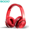 Наушники SODO MH5, беспроводные красные