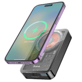 Внешний аккумулятор Hoco Q14A Ice Crystal PD 20W SafeMag 10000mAh