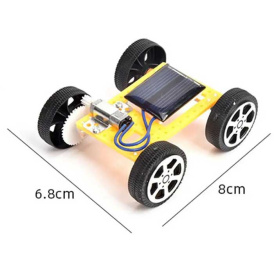 Мини-игрушечный автомобиль на солнечной батарее, сделай сам.