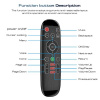 Беспроводная мышь M6 Fly 2.4G Wireless Voice Air Mouse Remote, Controller 7 Color.