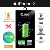 Аккумулятор на iPhone X, ZQQ, 3500 mAh, усиленный