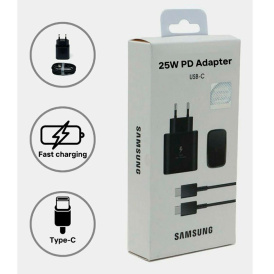 Зарядное устройство для телефона Samsung 25W с кабелем Type-C 