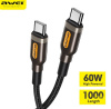 Зарядное устройство AWEI CL-125T 60 Вт type c зарядки телефона Xiaomi Laptop Usb Type c к type c PD 