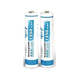 Аккумуляторная батарея Qoop Super Alkaline 2шт AAA,1350мАч,1.2В,