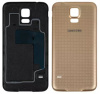 Задняя крышка батареи для Samsung G900H Galaxy S5, золотистая.