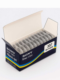 Батарейки Sony 337, SR416SW на часы и микронаушники