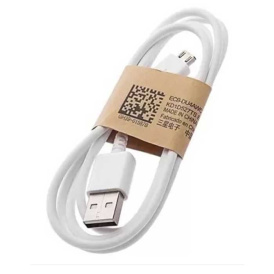 Кабель Micro USB GH39-01578B, Samsung, Nokia, HTC, белый, 1 метр, белый.
