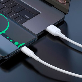 Кабель USB BOROFONE BX40, Lightning, 2.4А, 1M